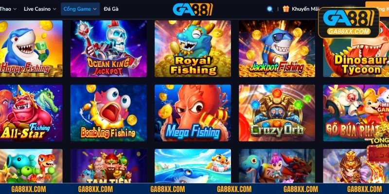 Bắn cá H5 tựa game không nên bỏ lỡ khi đến với GA88