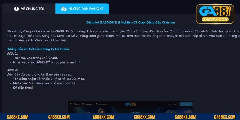 Các mục hướng dẫn anh em cần nắm