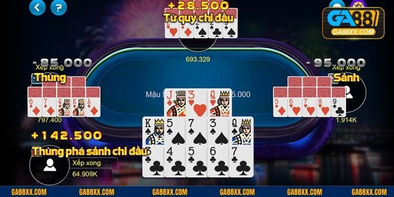 Chia sẻ luật chơi Poker Mậu Binh chi tiết giúp tân binh hiểu rõ 