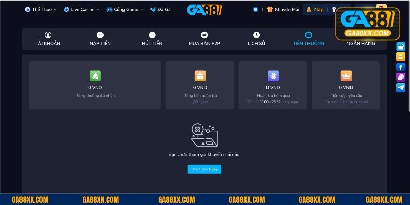 Hướng dẫn chi tiết cách thức nạp tiền GA88 đơn giản & an toàn nhất 2025